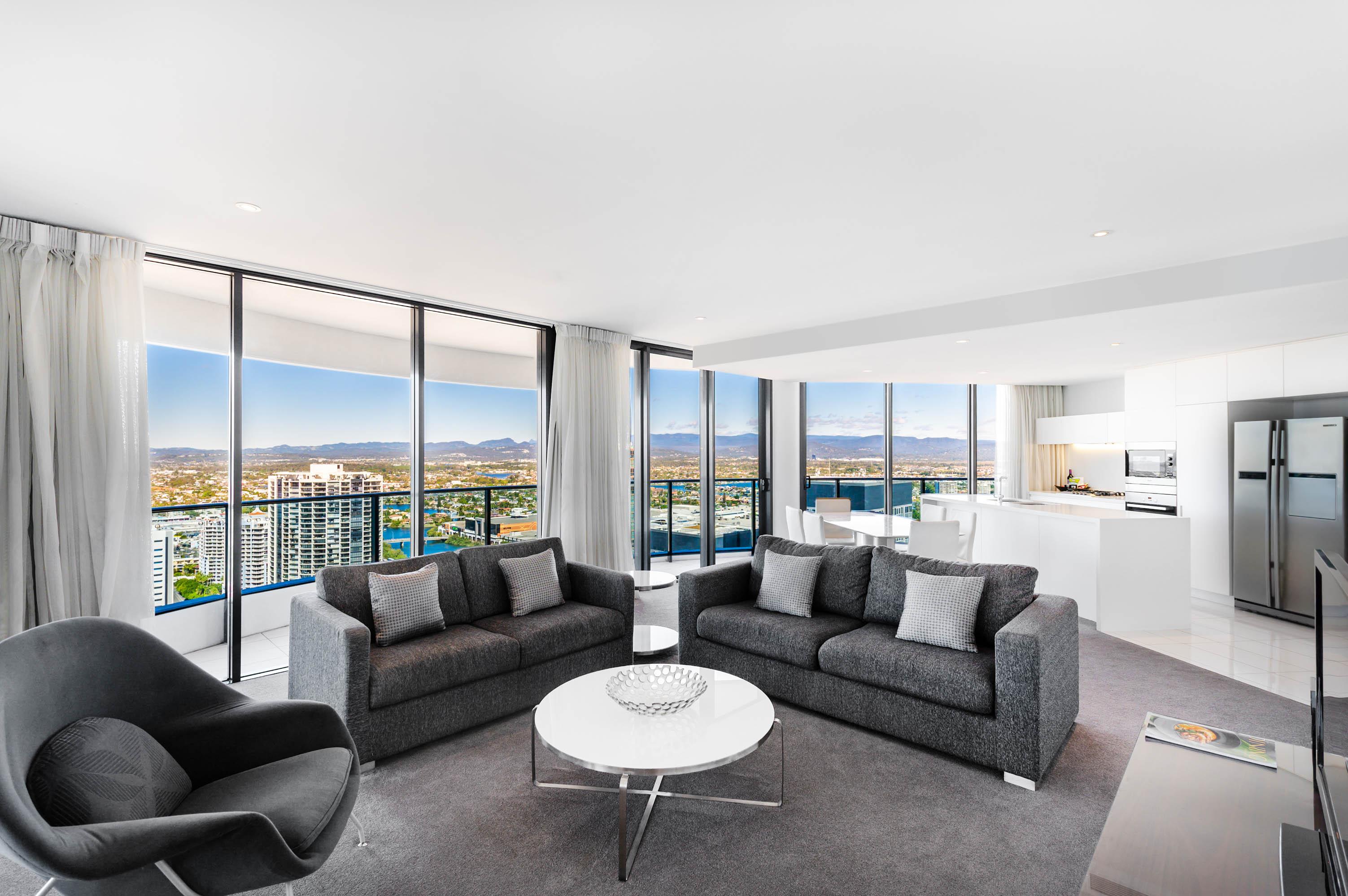 Peppers Broadbeach Голд-Кост Экстерьер фото Living room