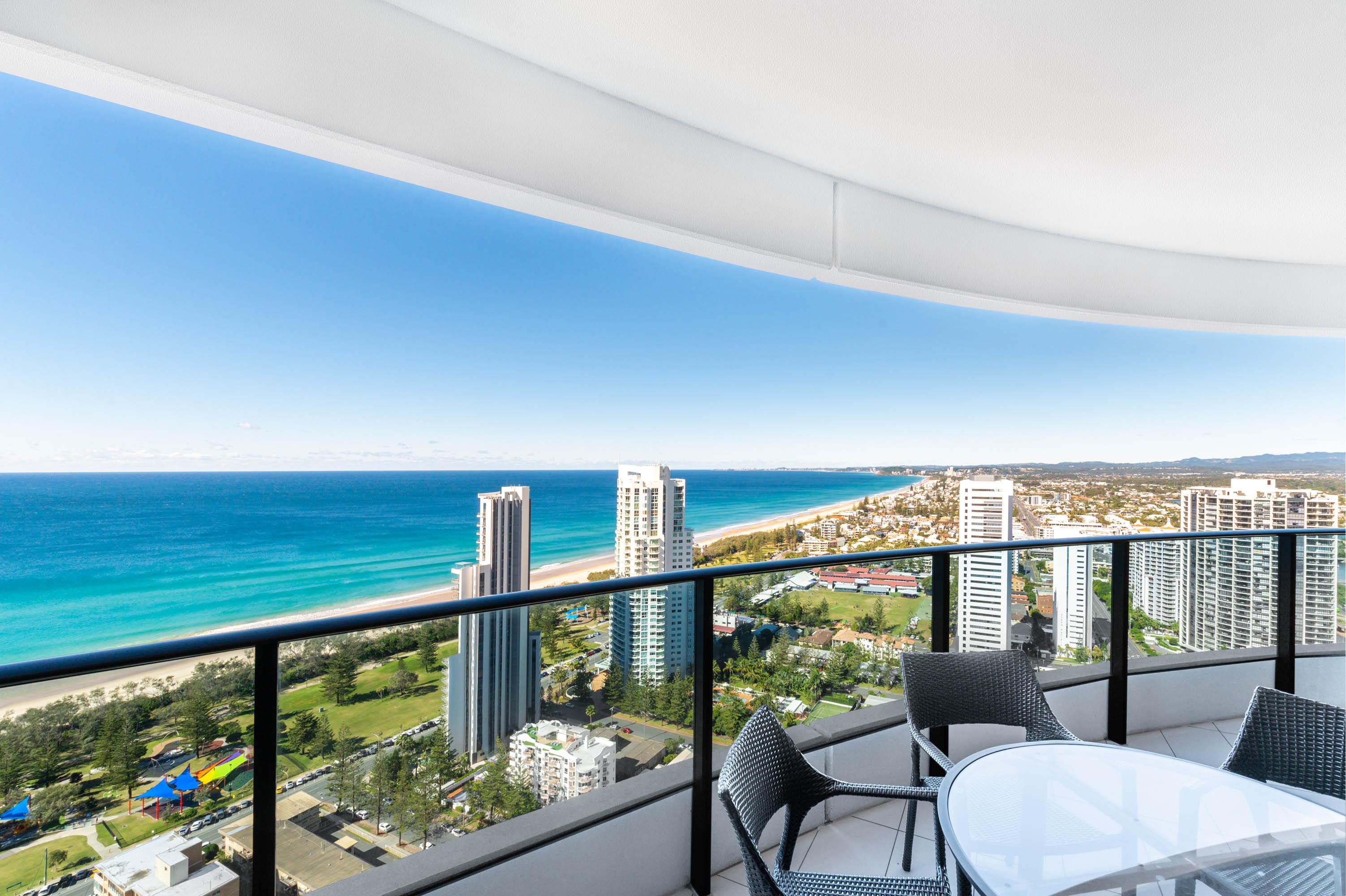 Peppers Broadbeach Голд-Кост Экстерьер фото View from the 42nd floor of the building