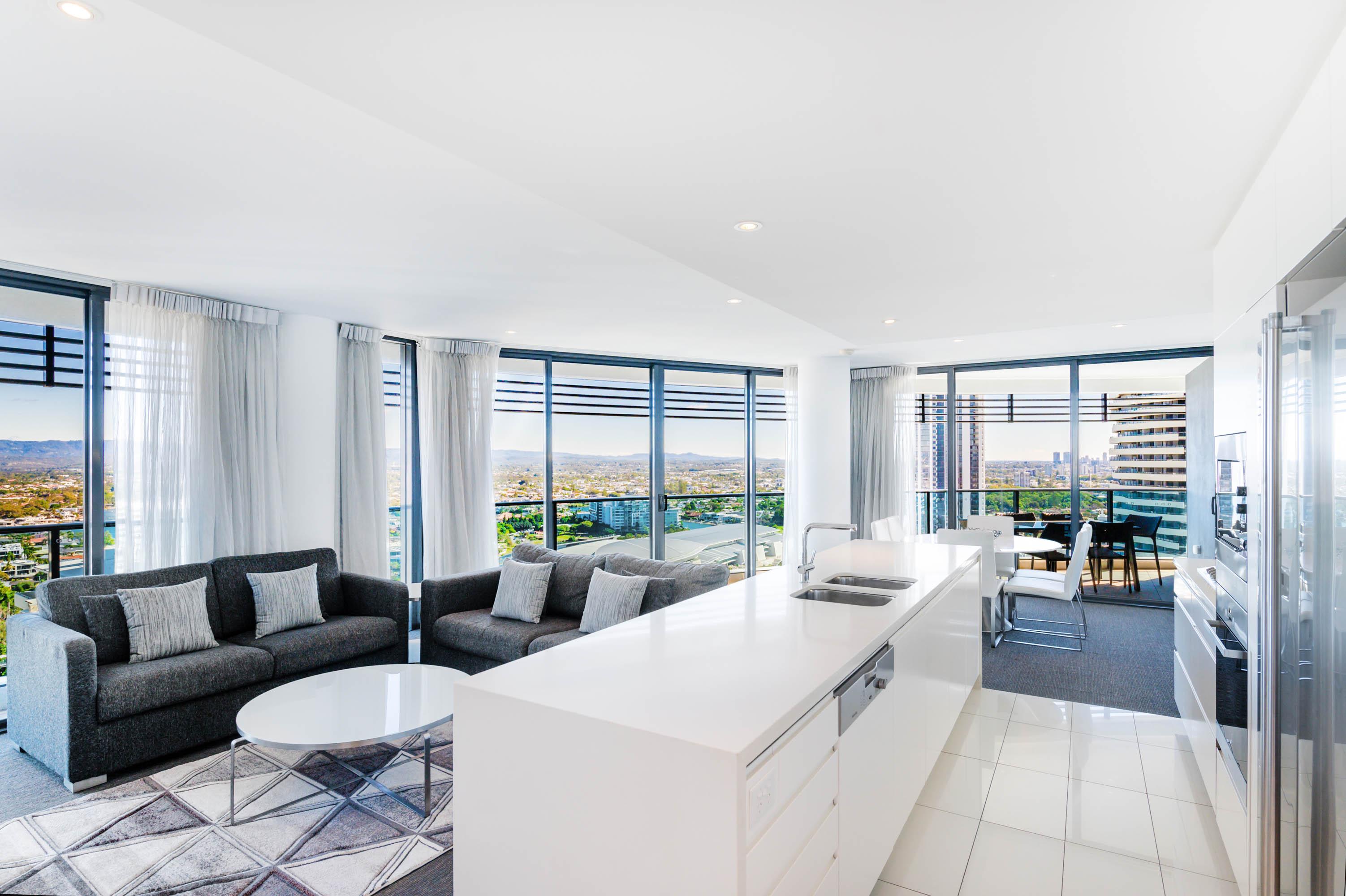 Peppers Broadbeach Голд-Кост Экстерьер фото The interior of a typical apartment