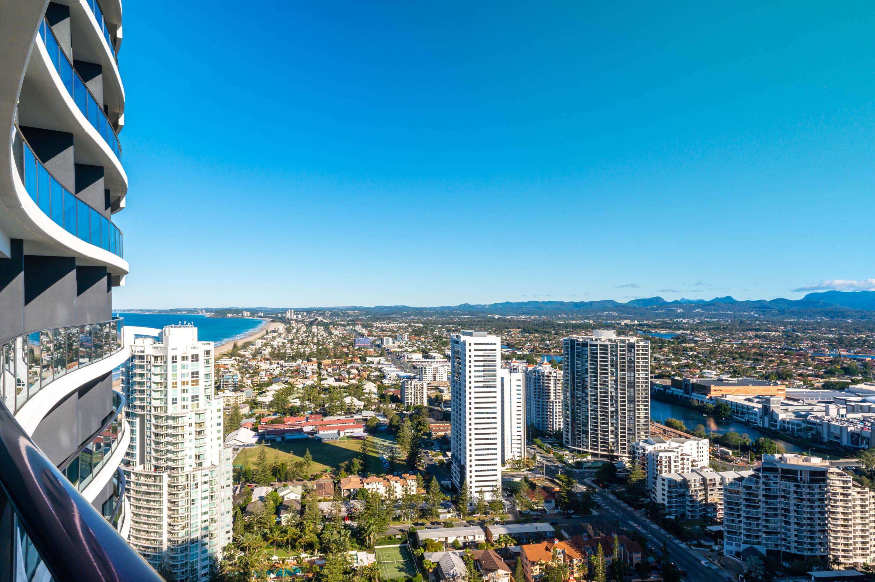 Peppers Broadbeach Голд-Кост Экстерьер фото View from the 38th floor of the building